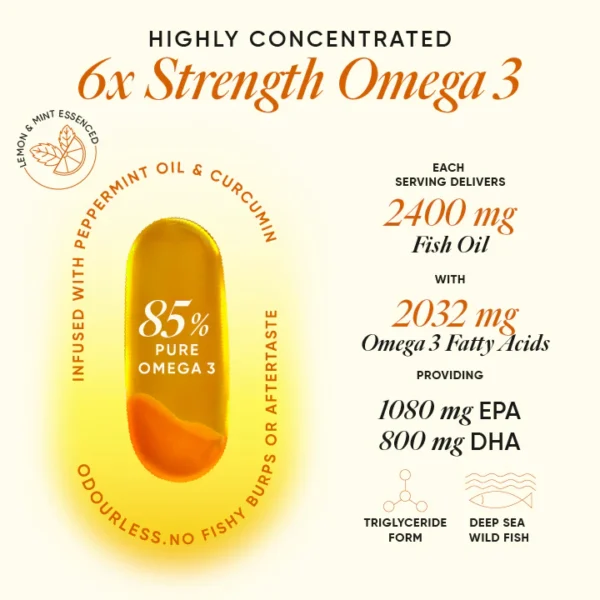 6x Strength Omega 3 Fish Oil - Image 8