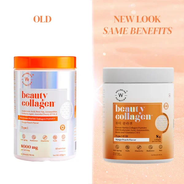 Beauty Korean Marine Collagen Peptides Mango Peach Flavour - Image 3