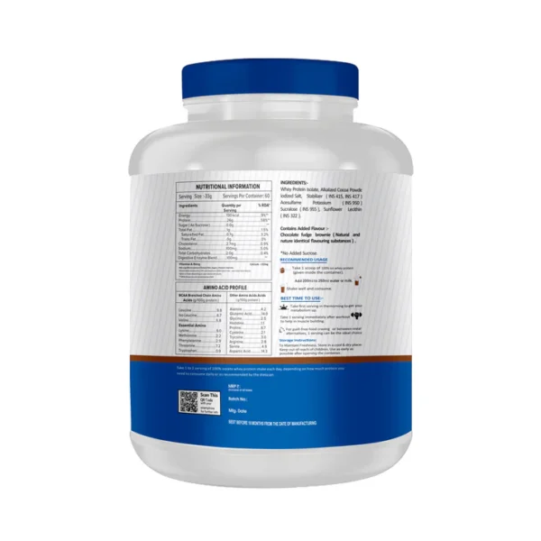 Muscle Performance 100% Isolate Whey Protein 2KG - Image 4