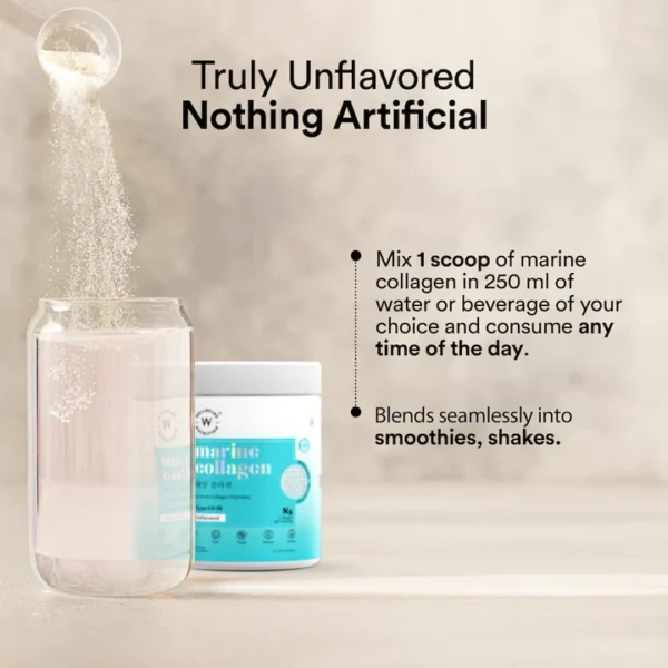 Pure Korean Marine Collagen Peptides | Unflavored | Combat Signs of Ageing - Image 4