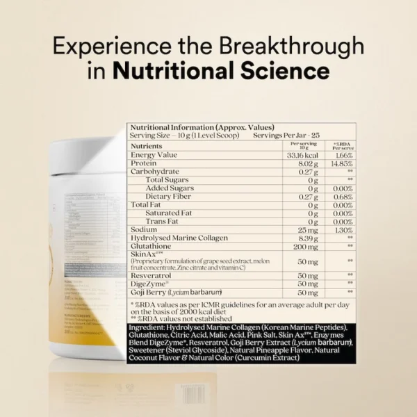 Glow Collagen Pina Colada Flavour - Image 7
