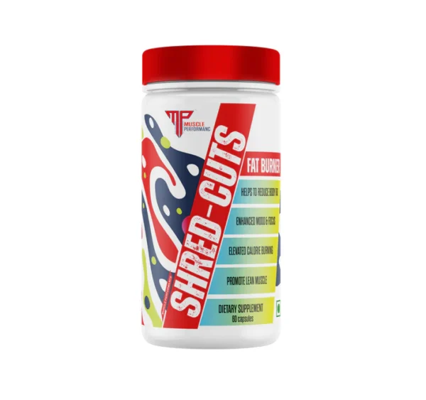 MUSCLE PERFORMANCE SHRED CUTS FAT BURNUR ( 60 CAPSULES )