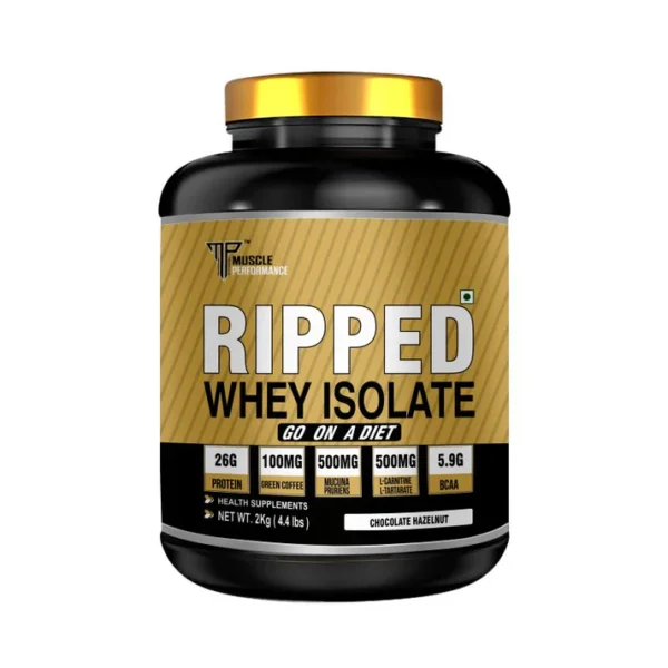 Muscle Performance Ripped Whey Isolate 2kg 4.4lbs