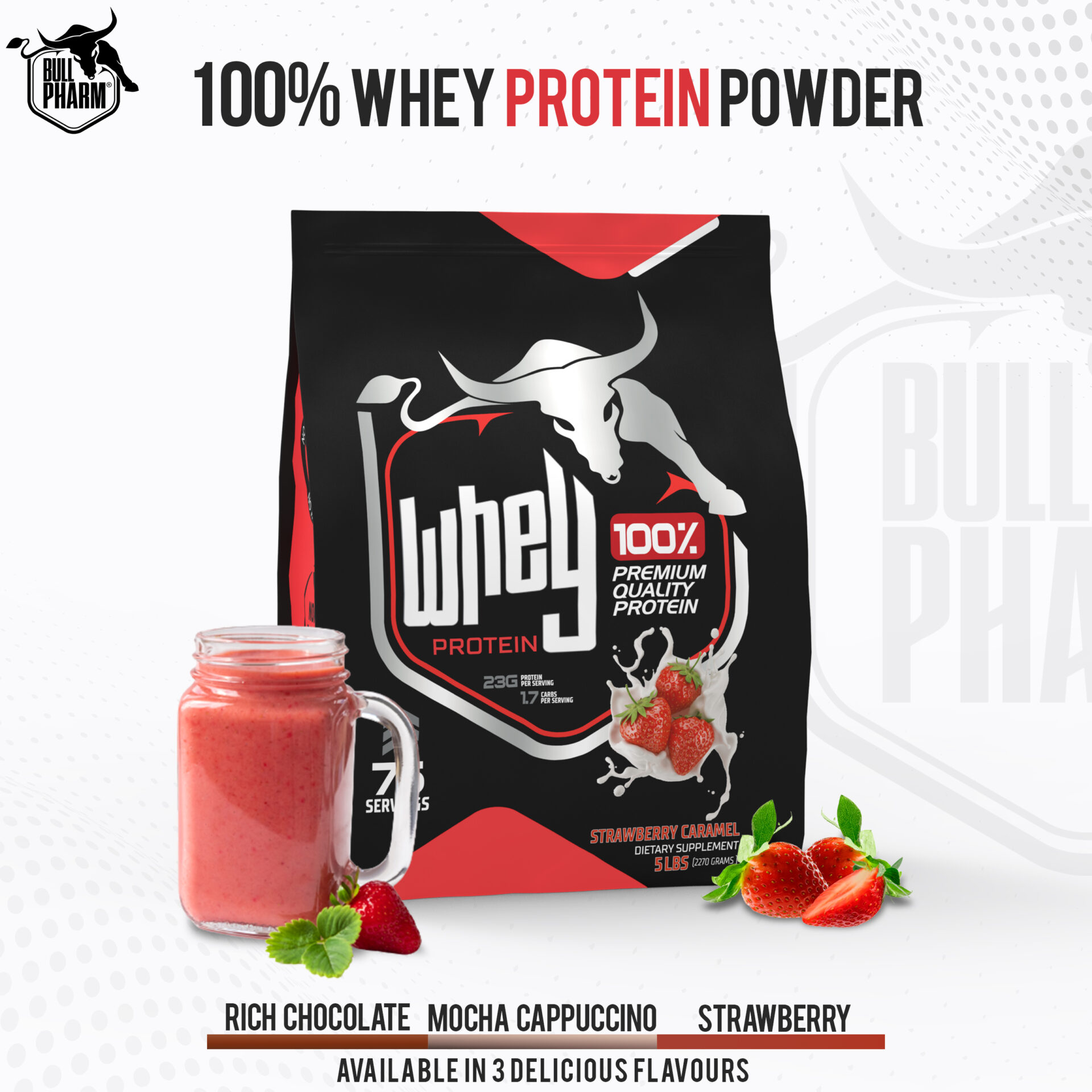 100% WHEY PROTEIN POWDER 2KG - Image 5