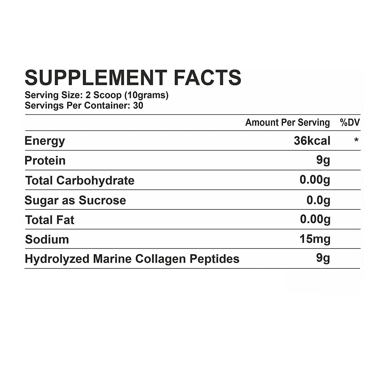HYDROLYZED MARINE COLLAGEN PEPTIDES - Image 2