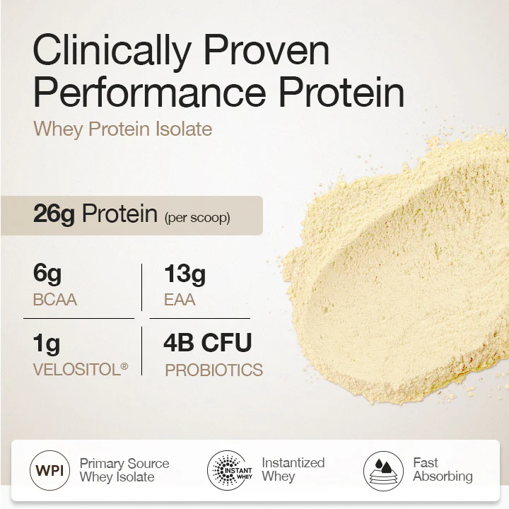 Whey Protein Isolate 26g | 1kg | 4B CFU Probiotics | Bourbon Vanilla - Image 10