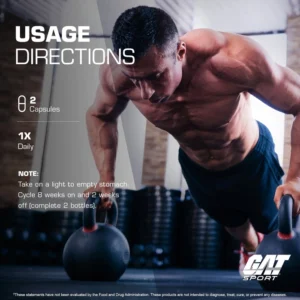 GAT Sports Testrol Fire Testosterone Booster 60 Capsules