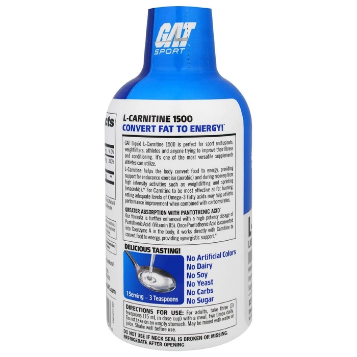 GAT Sport L Carnitine 473ml - Image 4