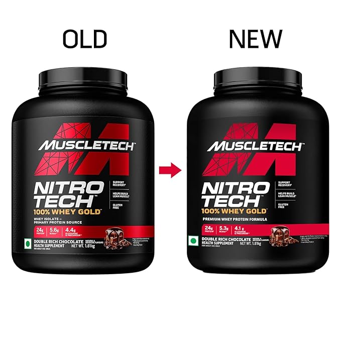 Muscletech Nitrotech 100% Whey Gold, Double Rich Chocolate - Image 6