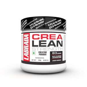 Labrada CreaLean Powder (Post Workout, Sustain longer workout, Muscle Repair & Recovery, 3g Creatine Monohydrate,For 83 Servings) – 0.55 lbs (250 gm)