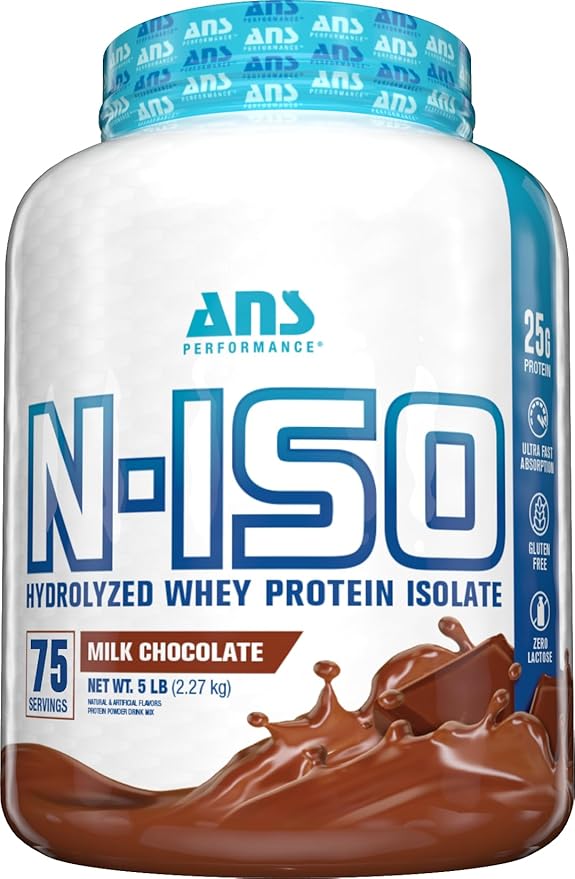 ANS Performance N-ISO Hydro Whey Isolate Protein 5 lbs | Milk Chocolate