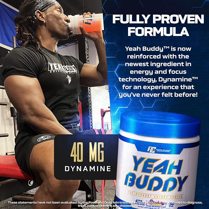 Ronnie Coleman Signature Series Yeah Buddy Powder- 270 G (Strawberry Lemonade) - Image 4