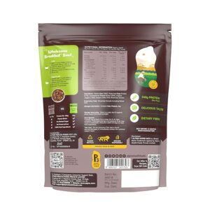 ALPINO 24% High Protein Super Oats Classic Coffee – Rolled Oats, Natural Peanut Butter, Coffee Extract, Jaggery Powder