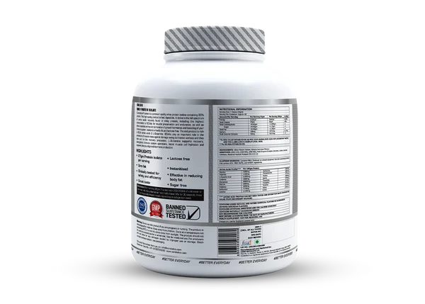 Corebolics Isolean 100% Whey Protein Isolate ( 2 kg, 63 Servings ) + FREE Samples And Protein Bar - Image 8