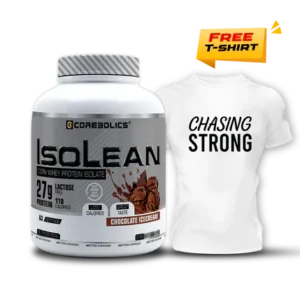 Corebolics Isolean 100% Whey Protein Isolate ( 2 kg, 63 Servings ) + FREE Samples And Protein Bar