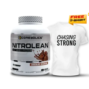 COREBOLICS NITROLEAN – DIET WHEY PROTEIN ( 2 KG, 48 SERVINGS ) Free T-Shirt
