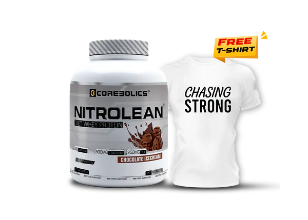COREBOLICS NITROLEAN - DIET WHEY PROTEIN ( 2 KG, 48 SERVINGS ) Free T-Shirt