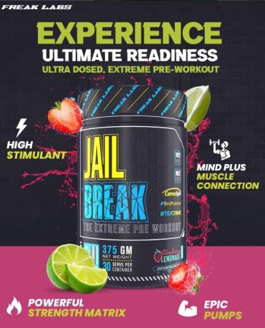 FREAKLABS JAIL BREAK | PRE WORKOUT | 375G - Image 3