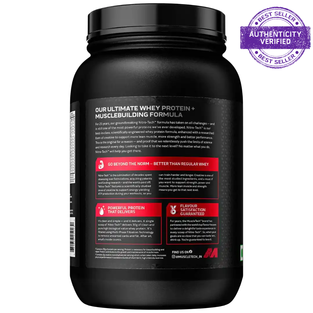 Muscletech™ Nitro-Tech™ Whey Protein - Image 4