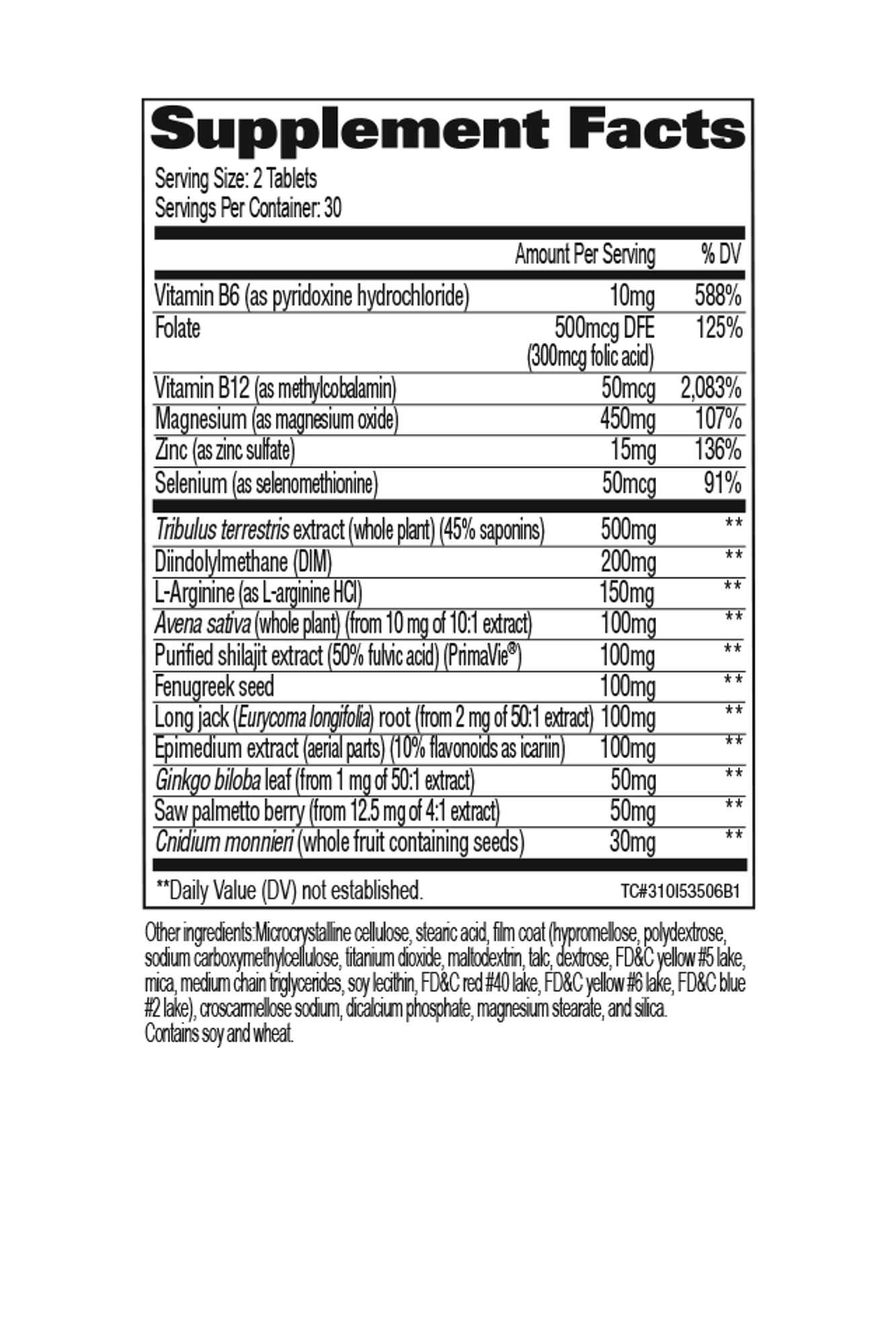 GAT Sports Testrol Gold ES, Testosterone booster, 60 tablet(s) Unflavoured - Image 2