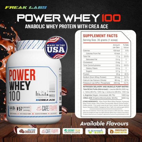 FREAK LABS POWER WHEY 4.4LBS - Image 2