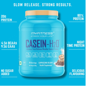 MYFITNESS CASEIN H2O 500g | 80% PROTEIN PER SERVING | MICELLAR CASEIN PROTEIN POWDER