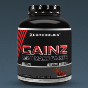 Corebolics Gainz – Lean Mass Gainer ( 3 kg, 17 Servings )