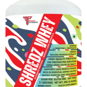 MUSCLE PERFORMANCE SHREDZ WHEY PROTEIN