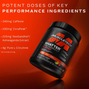 Muscletech, Shatter Pre-Workout Ripped