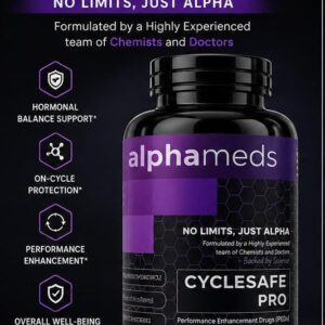 AlphaMeds CycleSafe Pro 45 Tablets | Premium Wellness Support Formula