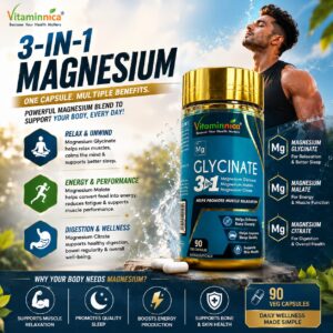 Vitaminica Glycinate 3-in-1 Magnesium