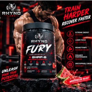 RHYNO LABS Fury Pre Workout + GHRP-6